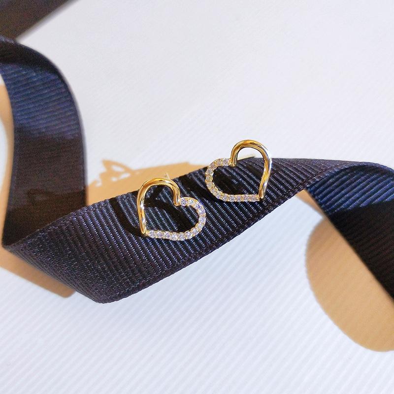 Simple Love Earrings New Style Trendy Korean Temperament Earrings High End Earrings for Women