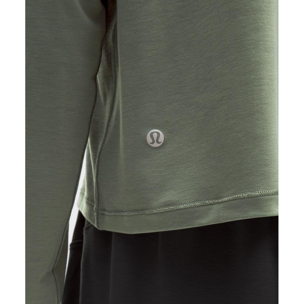 Lululemon Jersey Training Long Sleeve Shirt  Wordmark Willow Leaf