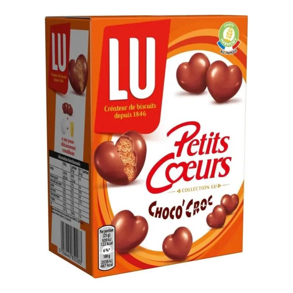 France Lu Petit Heart Choco Croc 90G