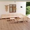 Day and Night - Day and Night Garden Furniture Set 10 Pieces Solid Pine Wood