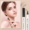 1/4Pcs Eyebrow Pencil 4 Micro Fork Tip Applicator Waterproof Natural Long Lasting Smudge-proof Microblading Liquid Brow Contouring Pen Women