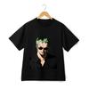 One Piece Зоро Крутая Аниме Футболка Стильная Футболка в Стиле Манги Унисекс Модная Повседневная Футболка