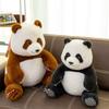Realistic Panda Plush Toy - Huahua Fluffy Doll for Children's Gift, Valentine's or Birthday Surprise
