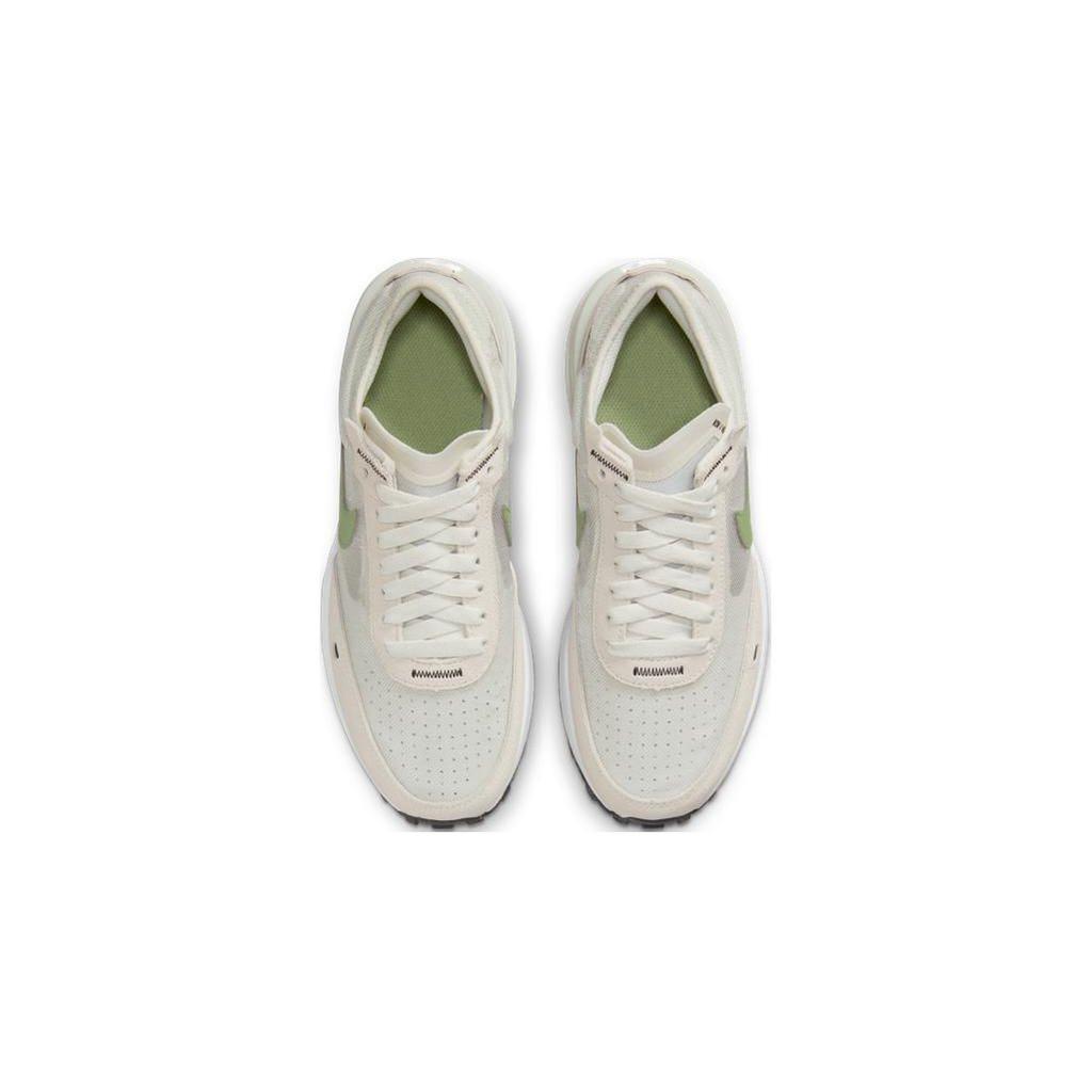 Nike Waffle One GS Light Bone Oil Green Детские кроссовки Кремовый Phantom White DC0481-012