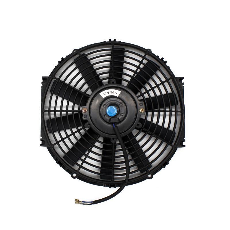 12V 80W 12 inch Universal Electric Engine Cooling Fan Radiator Oil Cooler Pull Push Slim Fan