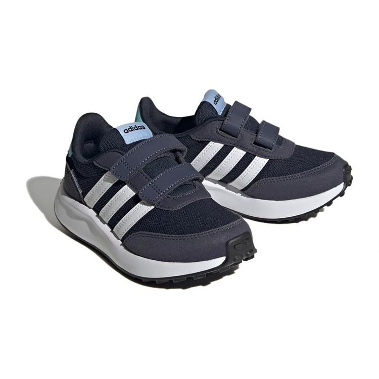adidas Кроссовки Run 70s J Legend Ink Turquoise Kids, синие, облачно-белые, темно-синие, IG4898