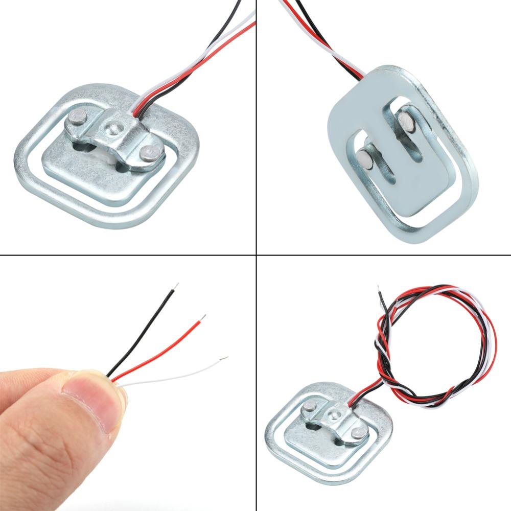 4Pcs 3 Wired Load Cell Electric Resistance Half Bridge Weighing Sensor Weight Sensor  DIY Projects