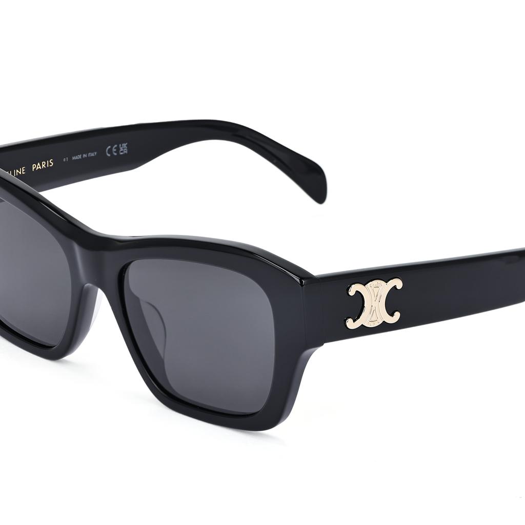Celine Lightweight Versatile Square Sunglasses Women sunglasses Black CL40330U-01A