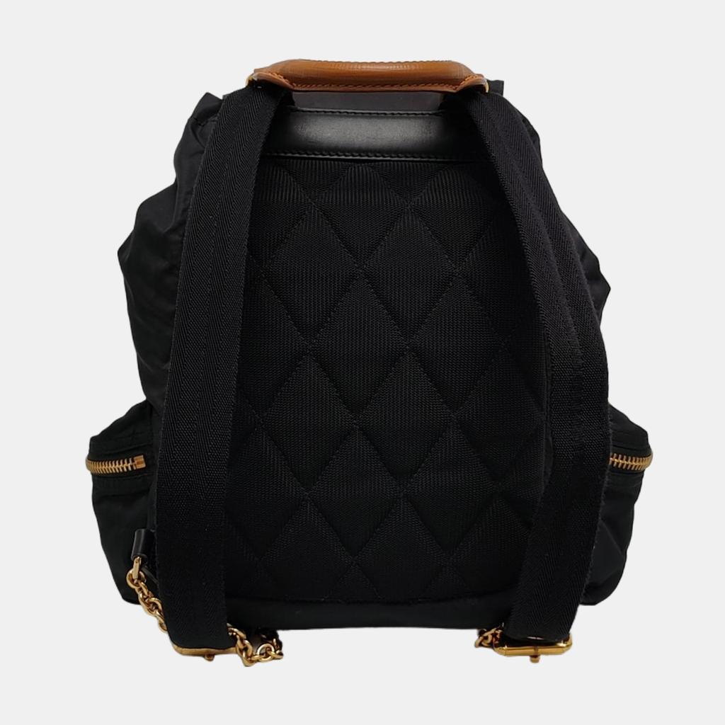 [Pre-Owned] The Rucksack Drawstring Flap Nylon Acrylic Fiber Backpack Medium - Good #1XPJW2M