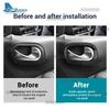 Наклейки из настоящего мягкого углеродного волокна для Mercedes Benz Smart 453 Fortwo/Forfour 2016 2017 2018 2019 2020-2025 Рамка ручки двери автомобиля