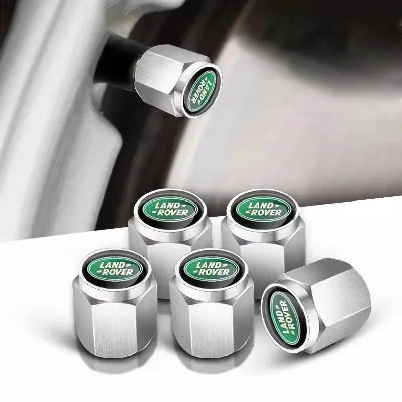 5pcs Metal Car Wheel Tire Valve Air Stem Cap For Land Rover Freelander LF L2 Discovery 3 Sport Range Rover Velar Defender Evoque XS6