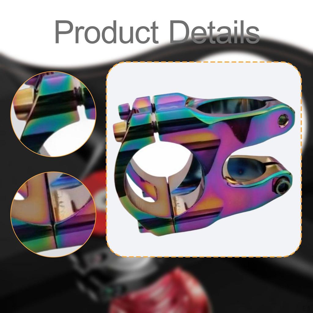 Mountain Bike Stem Replace Repair Hardware Aluminum Alloy Handlebar Diameter 31.8mm Bicycle for