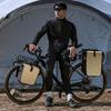Быстросъемная водонепроницаемая сумка на переднюю вилку велосипеда, подходит для шоссейных велосипедов, велопоходов, велопрогулок, хранения вещей, большая вместимость.