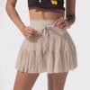 Юбка-шорты с кружевной плиссировкой и высокой талией для женщин - Защита от воздействия окружающей среды, весна/лето