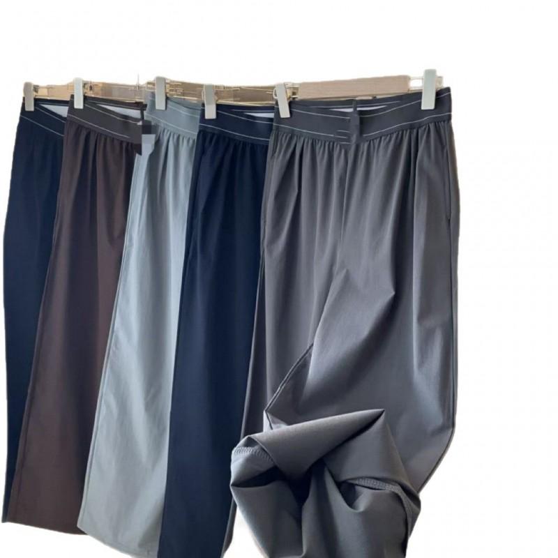 Womens High Waist Wide Leg Pants Casual Stretch Trousers Yoga Sports Daily Wear