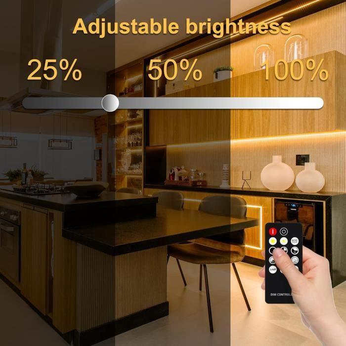 Ruban LED - TTWAY - COB 2700K - 10M - Télécommande - 384 LEDs/m - CRI 93+