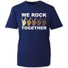 We Rock Together TShirt Friendship StateUnisext Unity Peace Sign Logo Unisex Tee