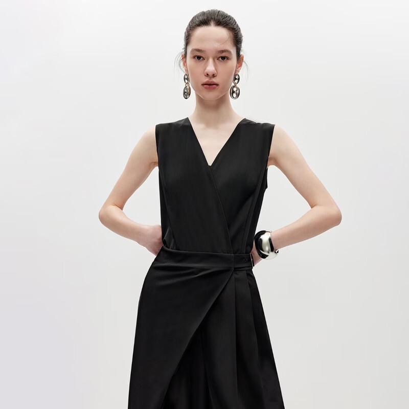 Only Женский комбинезон с запахом и V-образным вырезом, с широкими штанинами