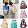 Cartoon Pattern Bear Cute Toddler Backpack With Nylon Fabric For Travel School
