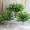 Искусственные листья папоротника Бостона Домашние искусственные растения Цветы Рождественские украшения