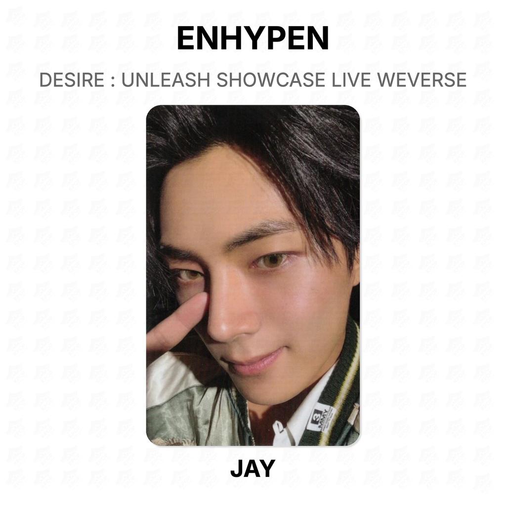 ENHYPEN ЖЕЛАНИЕ : UNLEASH SHOWCASE LIVE WEVERSE Официальная фотокарточка