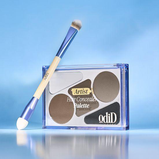 odiD Atiss Hair Concealer Palette 12.9g Special Set (+ Brush, Hair Pin Additional Component)