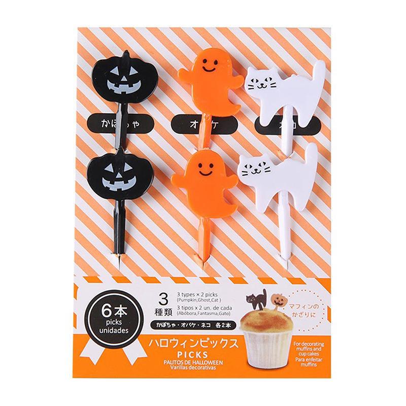 Животные Фрукты Вилка Мини Мультфильм Дети Закуска Торт Десерт Еда Фрукты Зубочистка