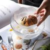 Exquisite Flower Shaped Salad Bowl Tableware Glass Salad Bowl Fruit Bowl Soup Bowl Dessert Bowl Practical Kitchenware