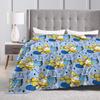 S-Simpsons Family Cartoon Pattern Bedding Throws Warm Fashion Blanket For Sofa Home Travel Office Flannel Bedspread Bed Cover