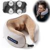 U Shaped Pillow Neck Massager Electric USB Charging Portable Neck Shoulder Cervical Relaxing Massager Protector Outdoor Home Car