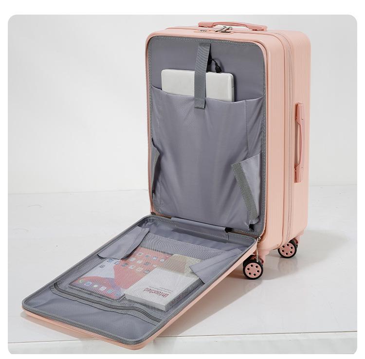 Многофункциональная ручная тележка с большой вместимостью и фронтальным открыванием: Устойчивый к царапинам и износу дорожный чемодан