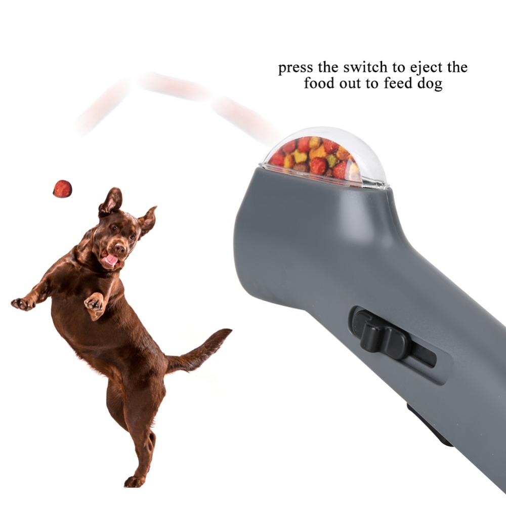 Spring Powered Trigger Pet Food Feeder Light Weight Build Pet Training Feeder Daily Reward Feeding