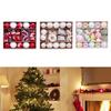 Holiday Decor Christmas Ball Set Christmas Celebration Colorful Holiday Decoration Balls Easy Storage Packaging