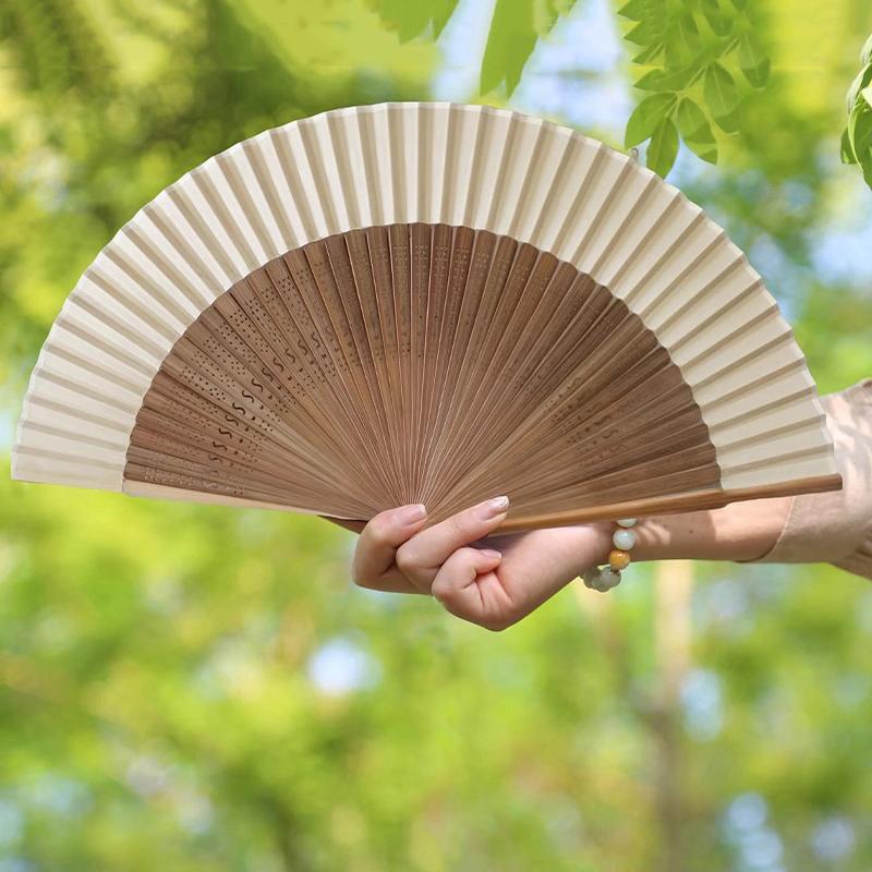 Retro Hand Fan Folding Fan Wedding Hand Fans for Woman Wedding Fan Dancing Fans Accessorie Chinese Fans Holiday Gifts Home Decor