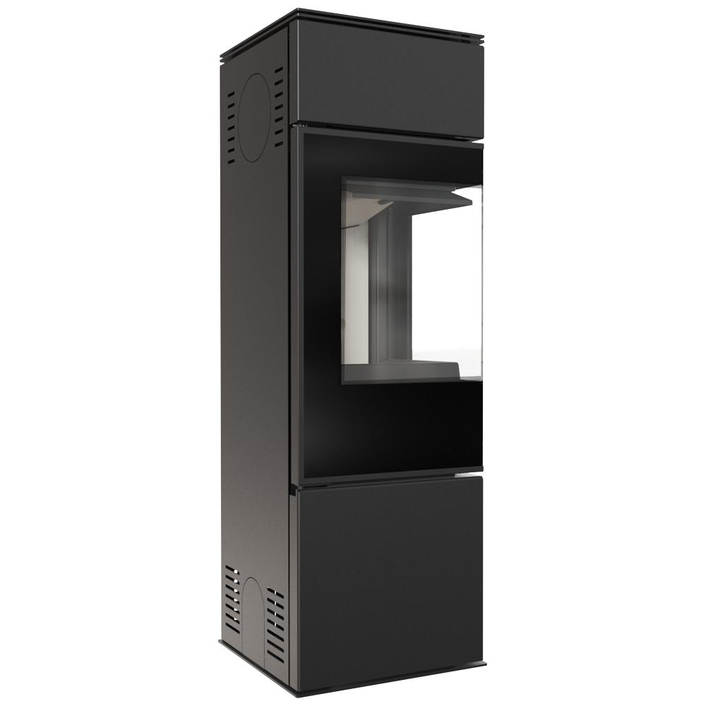 Дровяная стальная печь KRATKI REN/S левая Ø 150 7 кВт