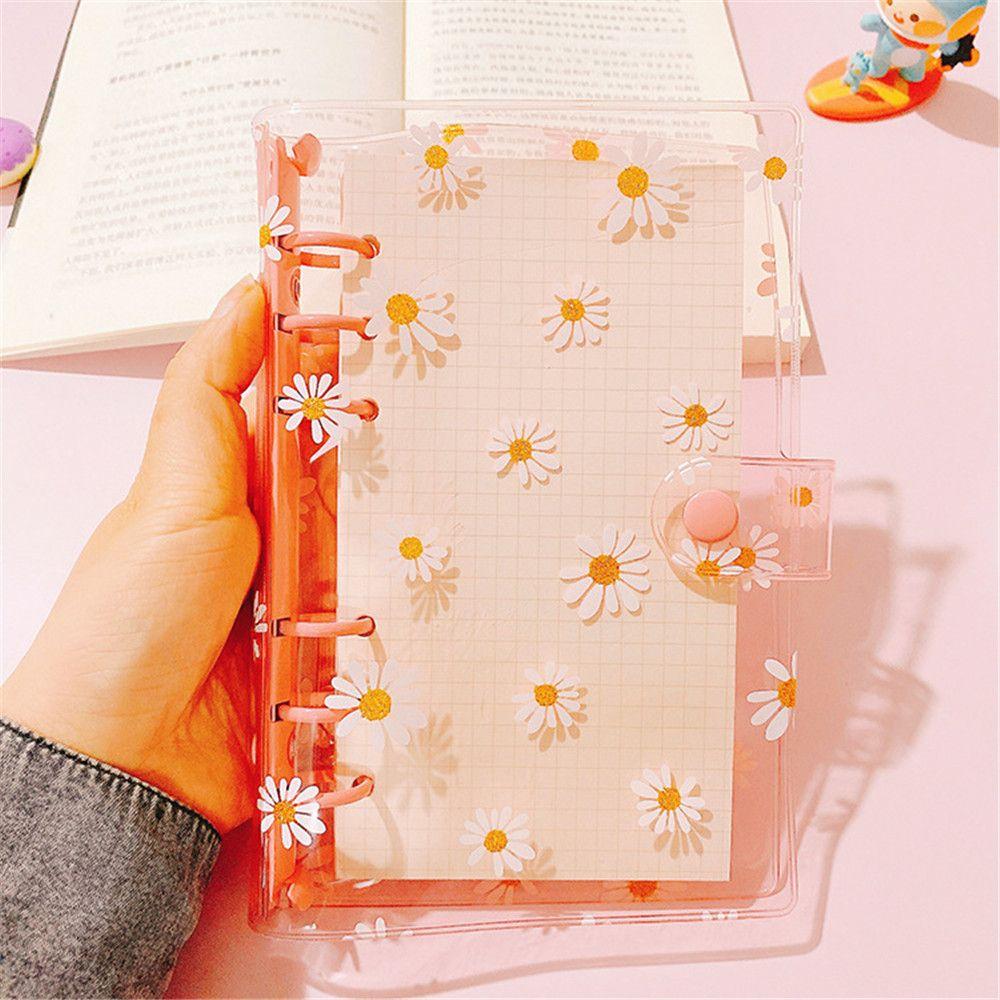 New School Supplies Stationery Notebook Binder Binder Pockets Transparent Folders A5A6