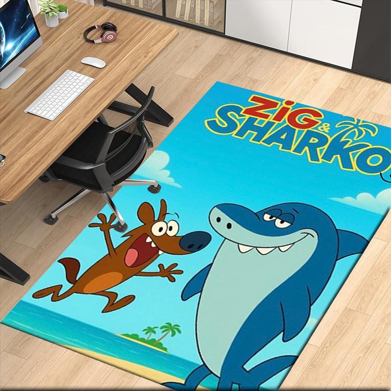 Zig & sharko Printed Carpet, for Office Chair Living Room Bedroom Kitchen Room Decor Gifts.