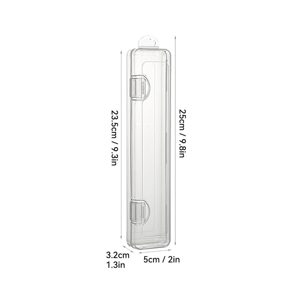 Portable Toothbrush Holder Transparent Plastic Toothpaste Toothbrush Storage Box Outdoor Travel Toothpaste Toothbrush Case