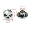 Для Harley XL883 XL1200 Dyna Fat Boy Breakout Мотоциклетный Аксессуар Модификация Череп Крышка Топливного Бака