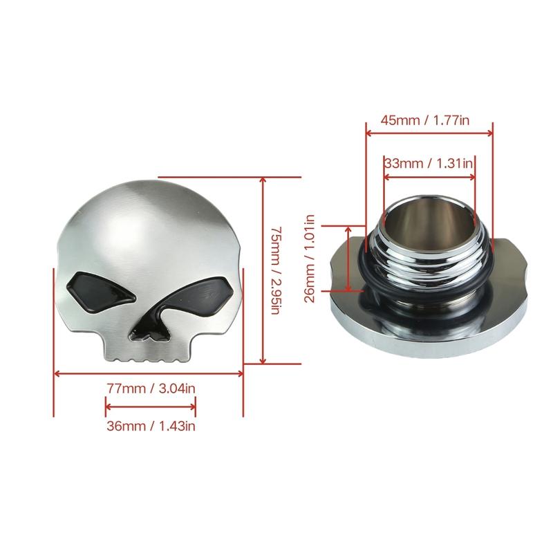 Для Harley XL883 XL1200 Dyna Fat Boy Breakout Модифицированная Череп Крышка Топливного Бака Аксессуар для Мотоцикла Harley Серебристый Золотой