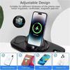 15 Вт Магнитная Быстрая Зарядка 3-в-1 Зарядная Станция для IPhone 16-12/Apple Watch/AirPods Складная Подставка Мульти Настольная Зарядка