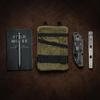 VIPERADE EDC Waxed Canvas Pocket EDC Pocket Organizer Pouch for 3 Tool Slots and 1 Zipper Perfect for EDC Gear VE1-OW Pouch, Organizer, Men, Pocket,