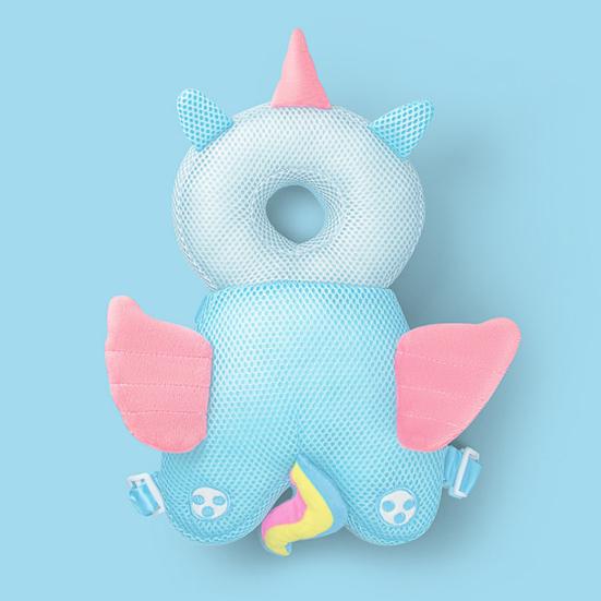 Подушка для защиты головы ребенка. Толстый мягкий набивной регулируемый ремень. Рюкзак с защитой головы для малышей. Ходьба, ползание, обучение бегу.