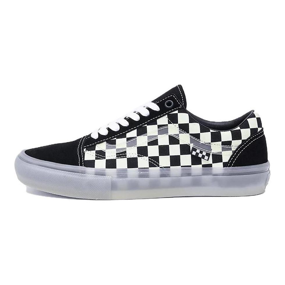 Кеды Vans Old Skool для скейтбординга 'Светящиеся в темноте Шахматная доска' VN0A5FCB5S5