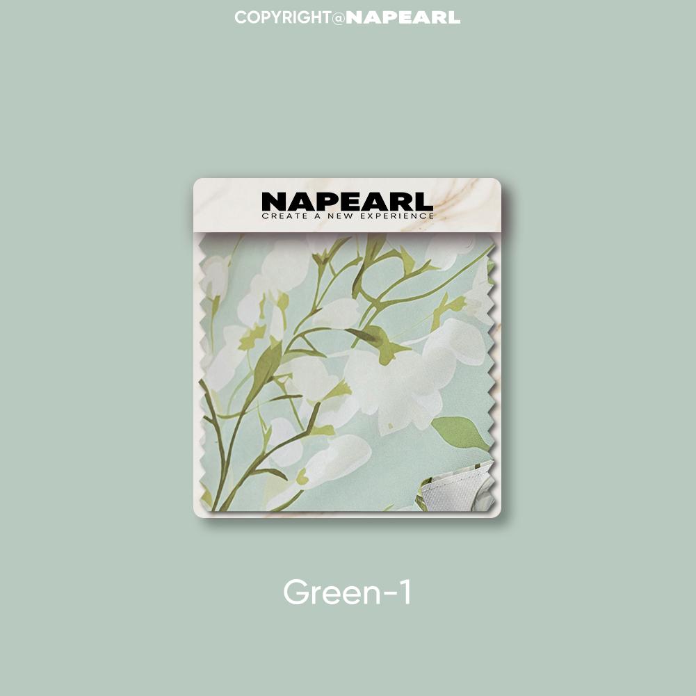 1 шт. NAPEARL Модные и универсальные шторы с принтом цвета гардении для полного затемнения для спальни, гостиной, балконного окна для домашнего декора