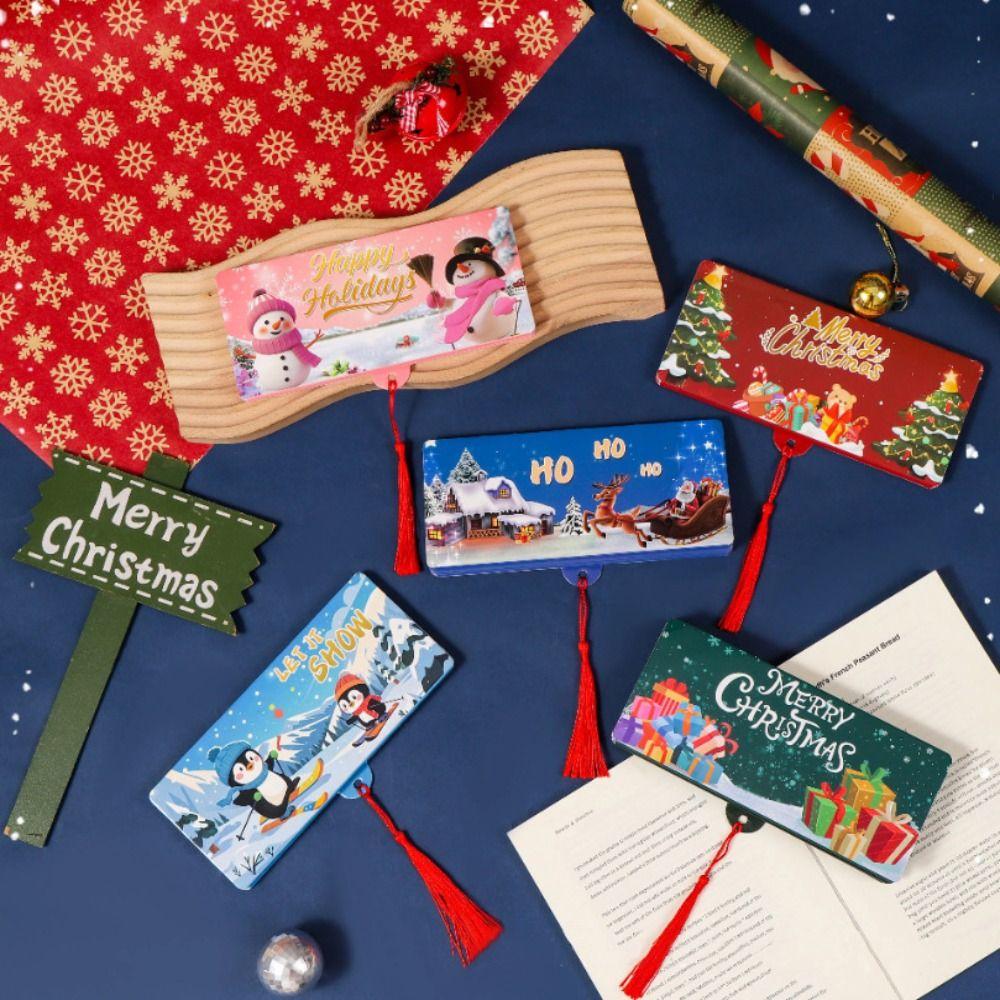 10Card Positions Folding Card Envelope Santa Claus New Year Blessing Bag  Christmas