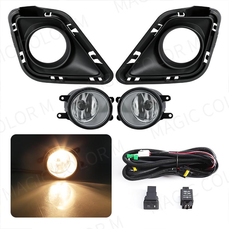 Светодиодная противотуманная фара для Toyota Ractis 2010 2011 2012 2013 2014 автомобильный бампер передняя фара сменная крышка автомобильные аксессуары 12 В