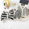 2025 Children's Striped Knitted Cardigan - Stylish Autumn Sweater for Boys and Girls