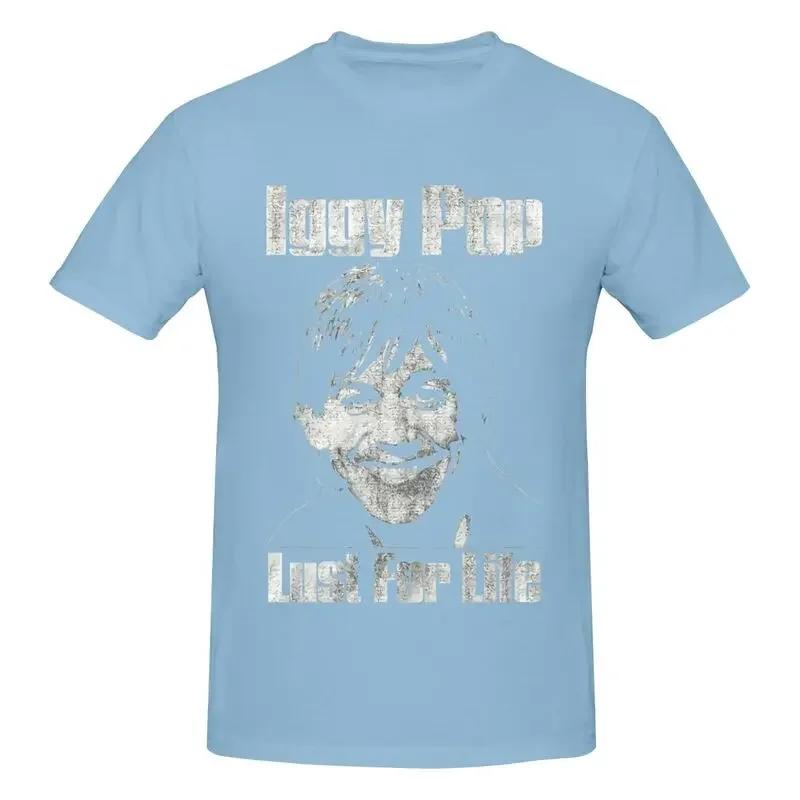Игги Поп Lust For Life Мужская лицензионная футболка с рок-н-ролльной группой Stooges Футболка Футболка Поп Классика