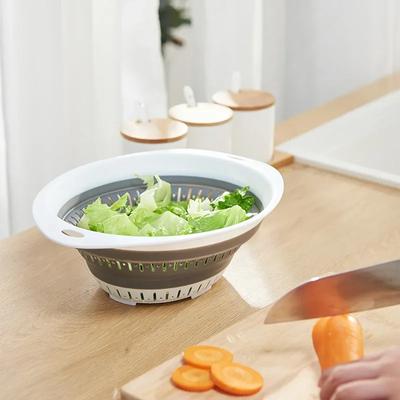 Силиконовая кухонная складная корзина для хранения, складной дуршлаг, сито для фруктов и овощей, кухонный фильтр для сушки, органайзер